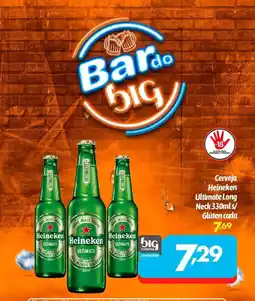 Supermercados Big Compra Cerveja Heineken Ultimate Long Neck oferta