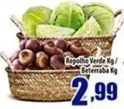 Superbom Supermercados Repolho Verde Kg / Beterraba Kg oferta