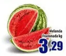 Superbom Supermercados Melancia fracionada oferta