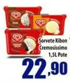 Superbom Supermercados Sorvete Kibon Cremosissimo oferta