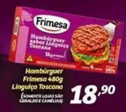 Superbom Supermercados Hambúrguer frimesa sabor linguica toscana oferta