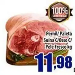 Superbom Supermercados Pernil/ Paleta Suina C/Osso C/ Pele Fresco oferta