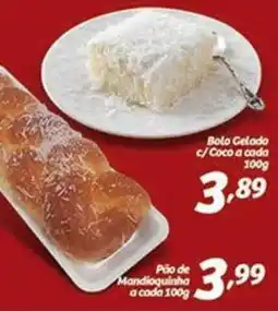 Superbom Supermercados Bolo Gelado c/ Coco a cada 100g oferta