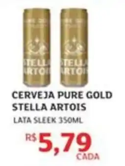 Assaí Atacadista Cerveja pure gold stella artois oferta