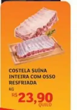 Assaí Atacadista Costela suína inteira com osso resfriada oferta