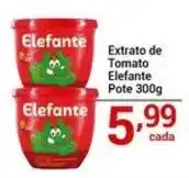 X Supermercados Extrato de Tomate Elefante oferta