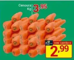 X Supermercados Cenoura oferta