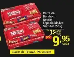 X Supermercados Caixa de Bombom Nestle Especialidades Sortidos oferta