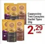 Cappuccino Tres Coracoes Sachê Tipos