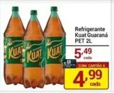 X Supermercados Refrigerante Kuat Guaraná oferta