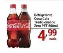 X Supermercados Refrigerante Coca Cola Tradicional ou Zero oferta
