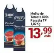 X Supermercados Molho de Tomate Cirio Passata TP oferta
