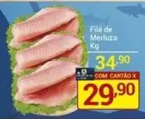 X Supermercados Filé de Merluza oferta