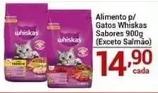 X Supermercados Alimento p/ Gatos Whiskas Sabores oferta