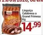 X Supermercados Linguiça Calabresa a Granel Frimesa oferta