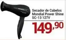 X Supermercados Secador de Cabelos Mondial Power Shine SC-13 127V oferta