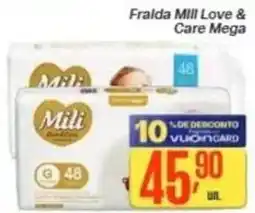 Comper Fralda Mili Love & Care Mega oferta