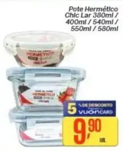 Comper Pote hermético chic lar oferta