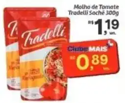 Comper Molho de Tomate Tradelli Sachê oferta