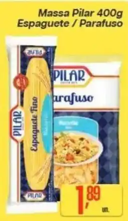 Comper Massa pilar espagueete / parafuso oferta