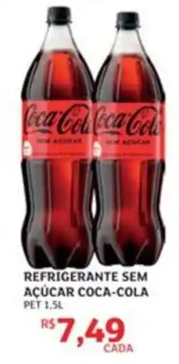 Assaí Atacadista Refrigerante sem açúcar coca-cola oferta