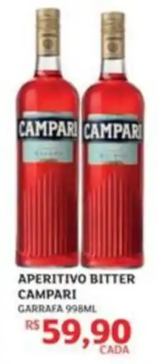Assaí Atacadista Aperitivo bitter campari oferta