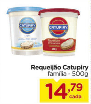 Carrefour Requeijao Catupiry 500g oferta