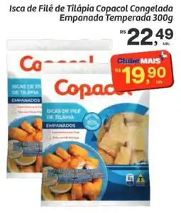 Comper Isca de filé de tilápia copacol congelada empanada temperada oferta