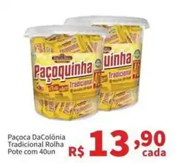 Macromix Atacado Paçoca dacolônia tradicional rolha oferta