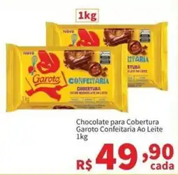 Macromix Atacado Chocolate para Cobertura Garoto Confeitearia Ao Leite oferta