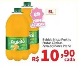 Macromix Atacado Bebida mista frukito frutas cítricas zero açúcares oferta