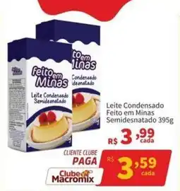 Macromix Atacado Leite condensado feito em minas semidesnatado oferta