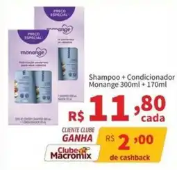 Macromix Atacado Shampoo + Condicionador Monange oferta