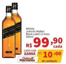 Macromix Atacado Whisky Johnnie Walker Black Label 12 Anos oferta