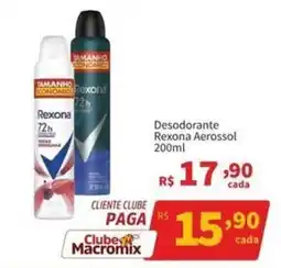 Macromix Atacado Desodorante Rexona Aerossol oferta