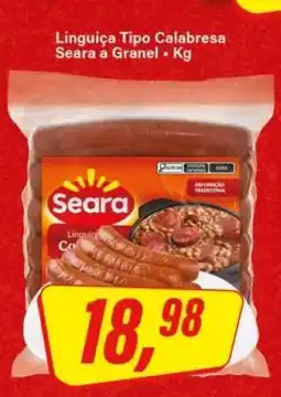 Rede Supermarket Linguiça Tipo Calabresa Seara a Granel oferta