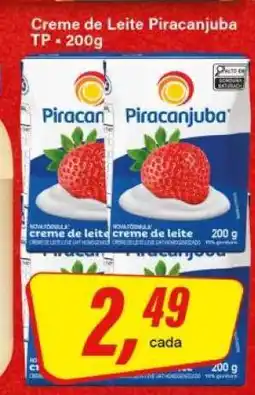 Rede Supermarket Creme de Leite Piracanjuba TP oferta