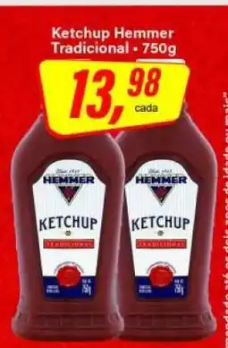 Rede Supermarket Ketchup Hemmer Tradicional - 750g oferta