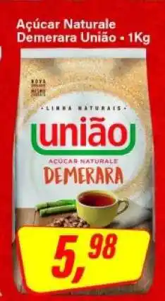 Rede Supermarket Açúcar Naturale Demerara União oferta