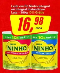 Rede Supermarket Leite em Pó Ninho Integral ou Integral Instantâneo oferta