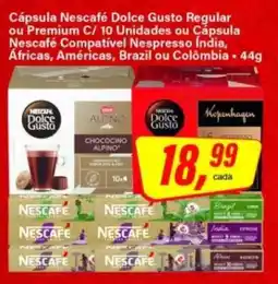 Rede Supermarket Cápsula Nescafé Dolce Gusto Regular ou Premium oferta