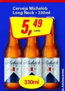 Rede Supermarket Cerveja Michelob Long Neck oferta