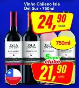 Rede Supermarket Vinho Chileno Isla Del Sur - 750ml oferta