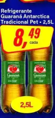 Rede Supermarket Refrigerante Guaraná Antarctica Tradicional Pet - 2,5L oferta