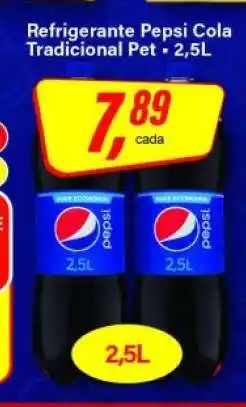 Rede Supermarket Refrigerante Pepsi Cola Tradicional Pet - 2,5L oferta