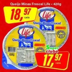 Rede Supermarket Queijo Minas Frescal Life 420g oferta