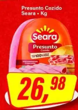 Rede Supermarket Presunto Cozido Seara oferta