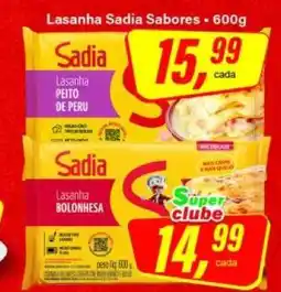 Rede Supermarket Lasanha Sadia Sabores oferta