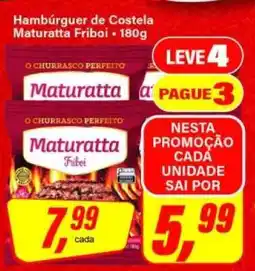 Rede Supermarket Hambúrguer de Costela Maturatta Friboi oferta