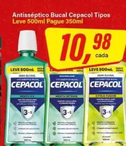 Rede Supermarket Antisséptico Bucal Cepacol Tipos oferta